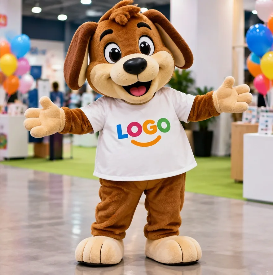 Mascotte personalizzata con logo