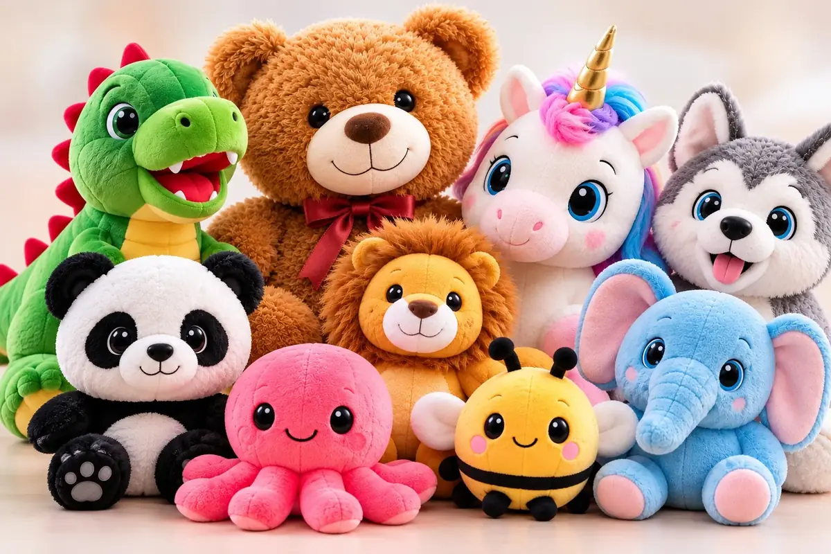 Peluche personalizzato realizzato da un progetto originale